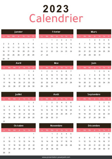 Calendrier 2023 Gratuit Sans Payer