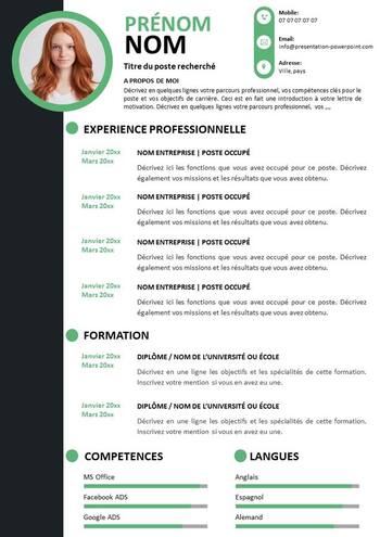 Cv Moderne