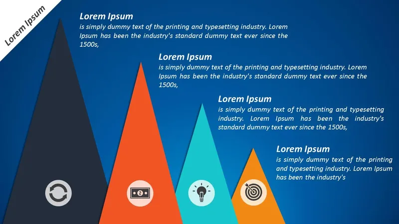 Diapositive PowerPoint Triangle