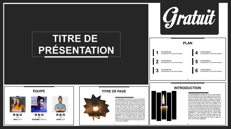 slide show presentation en francais