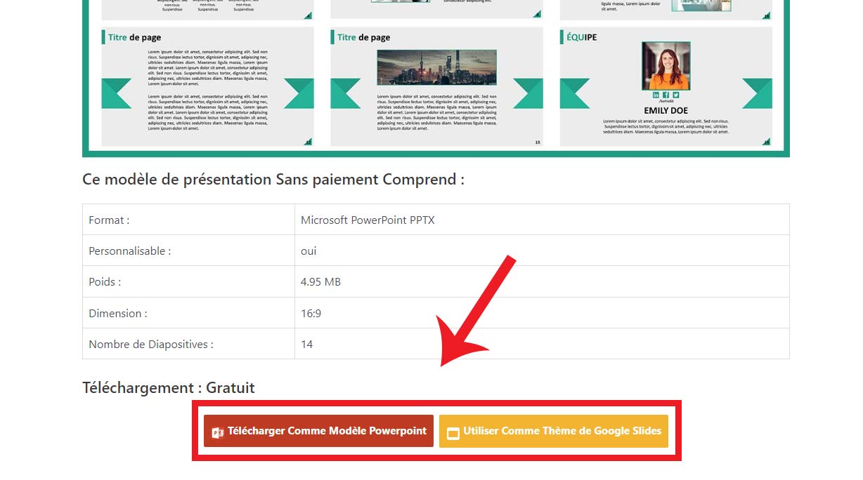 comment télécharger les modèles sur notre site